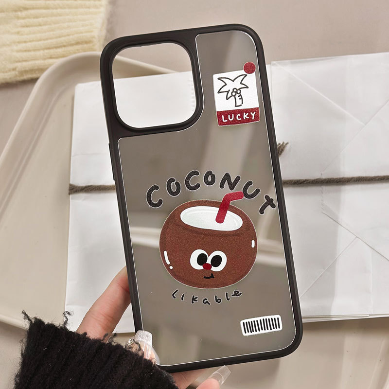 镜面苹果小米卡通可爱华为P70