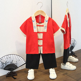 儿童汉服春装2026新款女童中国风古装表演服古风唐装演出服套装