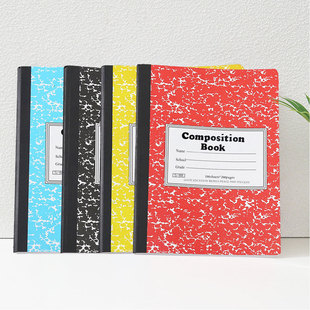 composition book大理石纹雪花本笔记本美式B5记事本snowflake