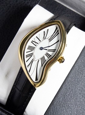 中古crash级感装饰复古扭曲创意中性手表时尚级小众设计