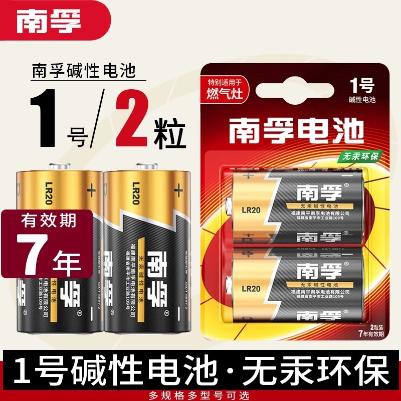 碱性电池1号大号电池南孚