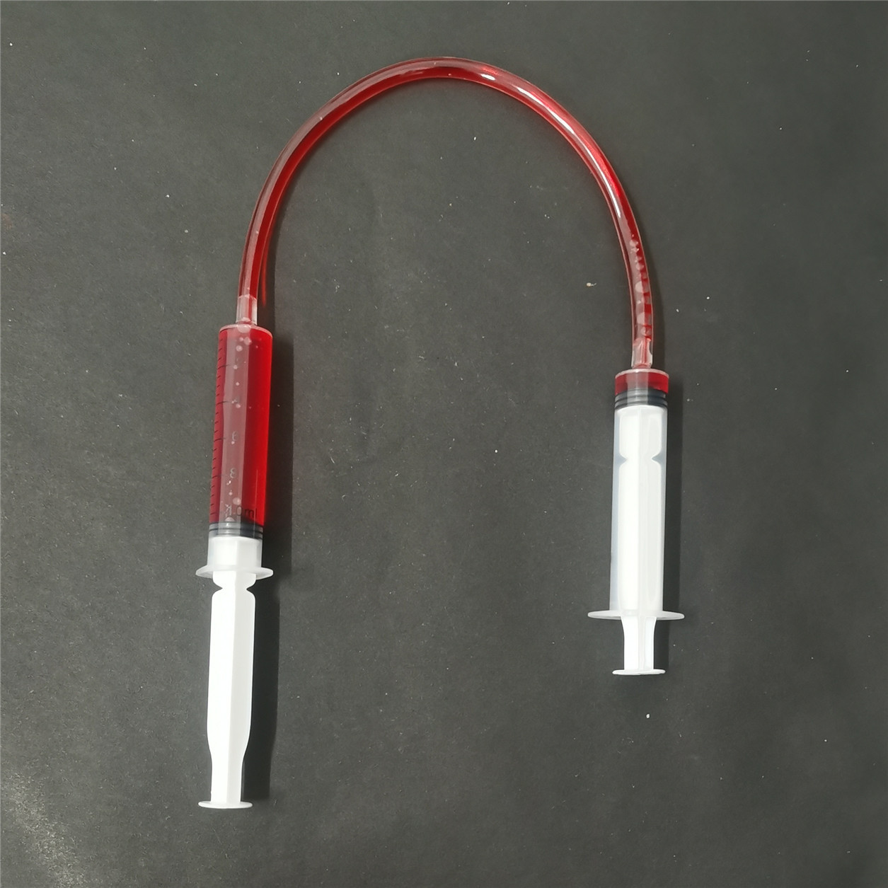 diy制作液压气压活塞起重机千斤顶机械手臂演示器模型针筒玩游戏