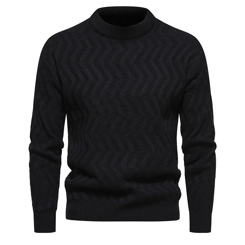 2023 Autumn/Winter Fashion Twisted Flower Round Neck Knitwear Solid Color Pullover Casual Sweater 1812-YM092-P50_voghion.com