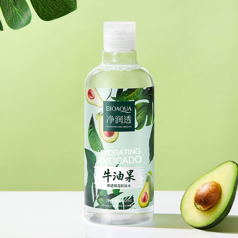 泊泉雅牛油果净透保湿卸妆水温和呵护滋润保湿清爽洁净卸妆水