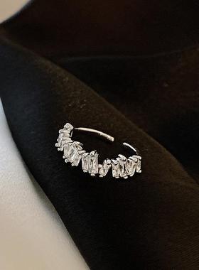 设计感戒指锆石冷淡风女