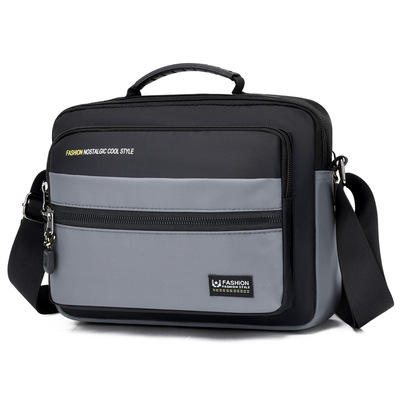 单肩旅行男包手提包休闲牛津布