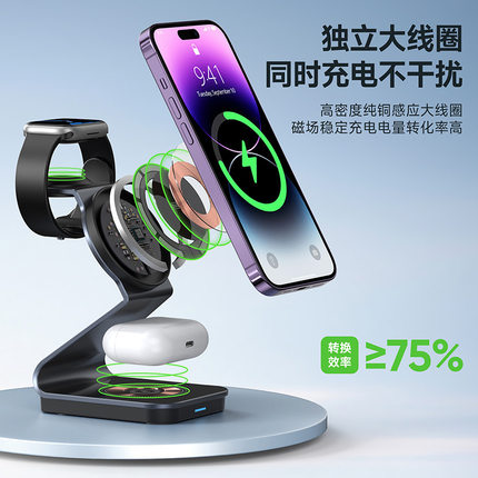 3 in 1 Wireless Charger Stand iPhone14 13 Airpods Pro iWatch