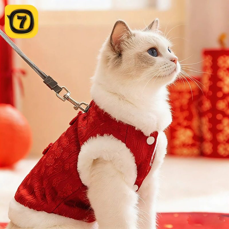 猫咪衣服秋冬款保暖过年东北大花棉袄布棉衣小狗宠物新年喜庆唐装,宠物/宠物食品及用品,狗宠物服装/雨衣,淘宝优惠券,粉丝福利购,淘宝优惠卷