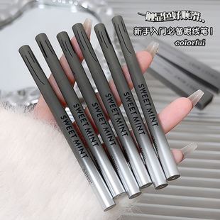 官方sweetmint砍刀眼线胶笔持久不易晕染显色自然流畅卧蚕笔眼线