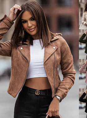 women coat winter Ladies short jacket clothes 秋冬女皮绒外套