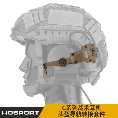 导轨战术头盔导轨转接套件