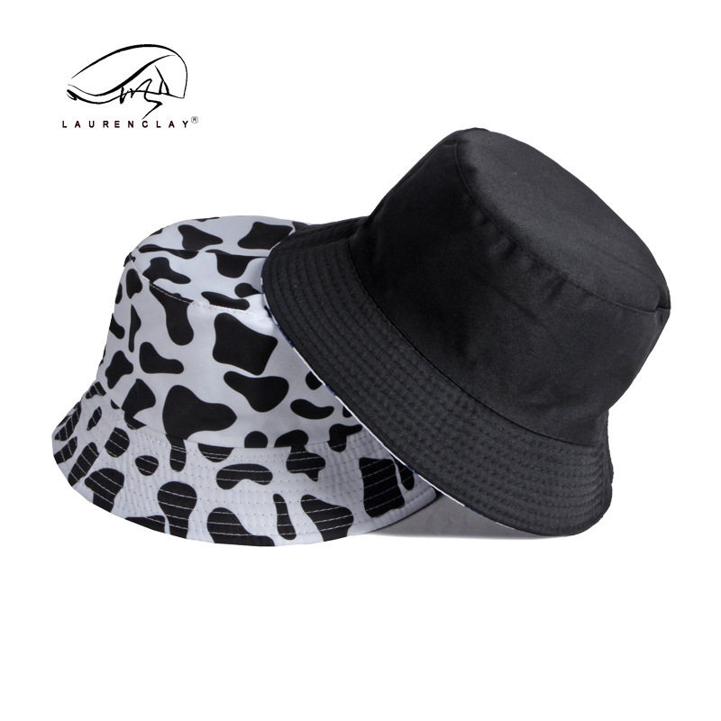 韩版时尚个性奶牛纹渔夫帽女春夏季防晒太阳帽出游盆帽双面可戴,服饰配件/皮带/帽子/围巾,帽子,淘宝优惠券,粉丝福利购,淘宝优惠卷