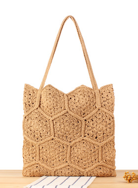 New handmade cotton rope woven bag minimalist versatile dail