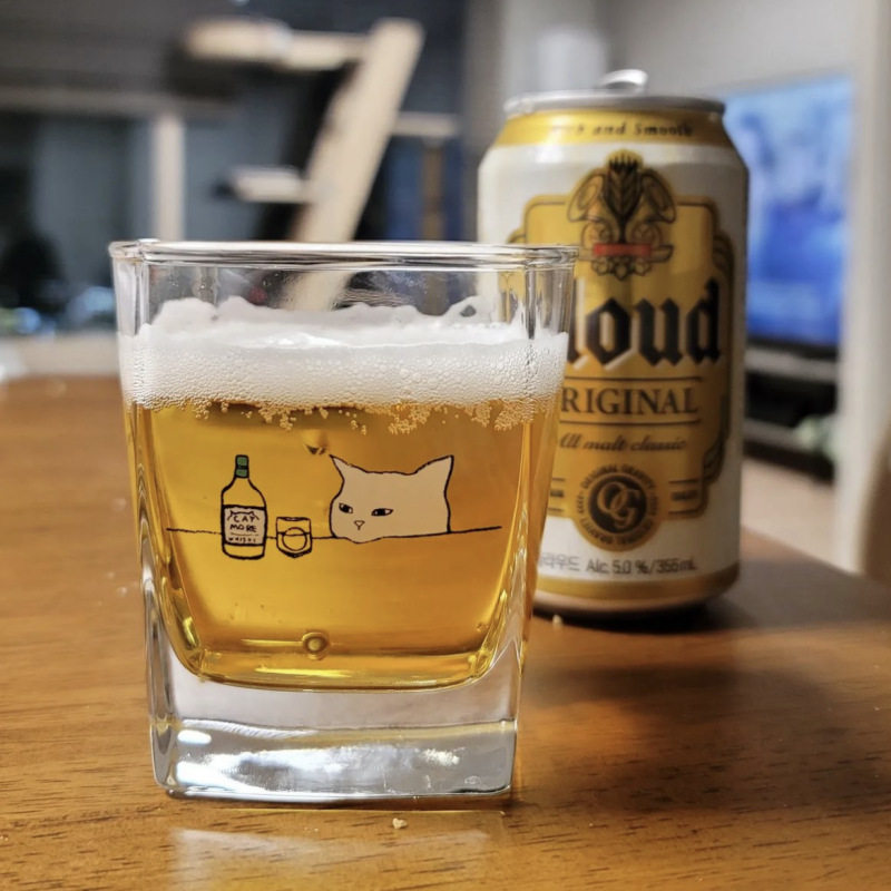 韩式小猫啤酒杯玻璃杯猫咪威士忌酒杯咖啡杯子透明可爱水杯耐热,餐饮具,啤酒杯,淘宝优惠券,粉丝福利购,淘宝优惠卷