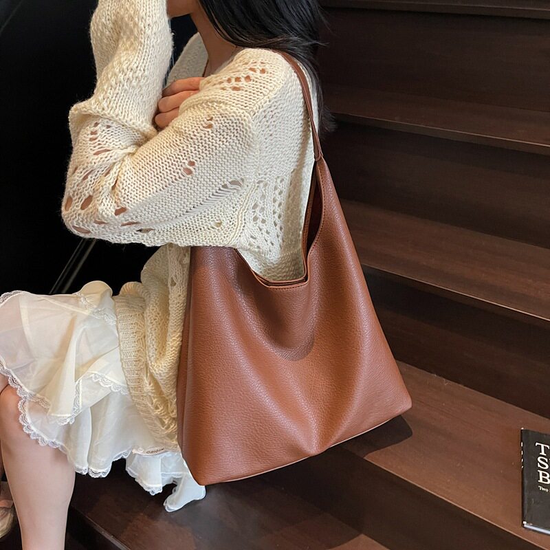 Hobo Bags Women PU Leather Shoulder Handbag Tote Purse腋下包