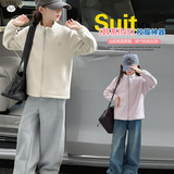 校服神器儿童棉衣内胆女童冬季内搭棉服中大童羊毛保暖小棉袄，童装外套，祺儿童装