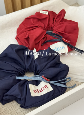 韩系设计感爱心蝴蝶结大肠发圈女气质百搭发绳高级感洋气头绳头花