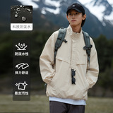 冲锋衣外套2025春季新款情侣半拉链拼接机能夹克K3664-P65控98，男装夹克，电商A362