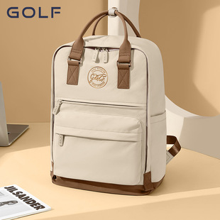 GOLF休闲户外双肩包女士大容量轻便背包16英寸电脑包大学生书包