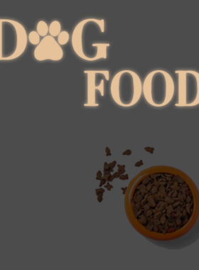 跨境亚马逊新款夜光DOG FOOD墙贴纸荧光绿色自粘装饰发光狗粮墙贴
