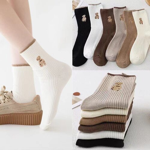 Lolita Sexy Women Stockings Cute Black White Long Socks Over