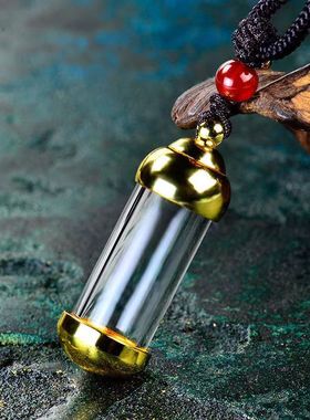 透明嘎乌盒朱砂女新中式