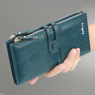 baellerry钱包女士长款韩版大容量搭扣拉链手拿包时尚多卡位钱夹