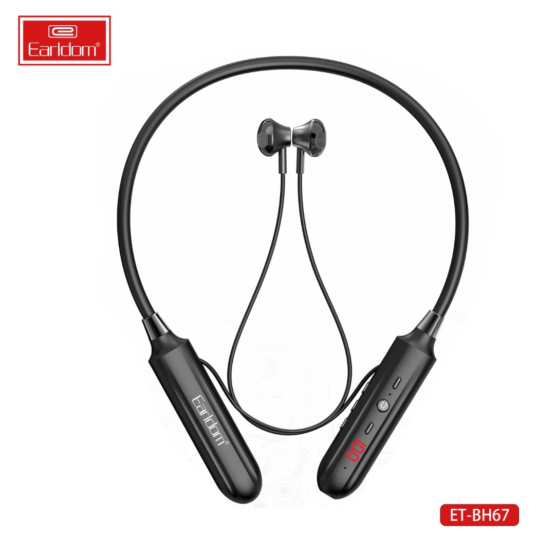 蓝牙耳机挂脖式无线大电量运动降噪超长续航适用苹果华为小米OPPO