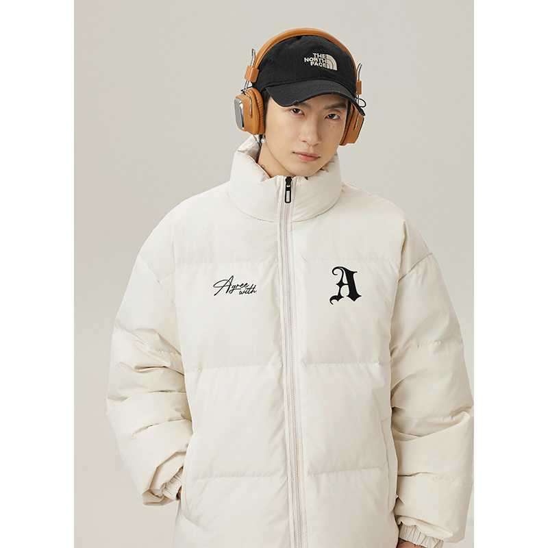 立领棉服冬季加厚保暖面包服下摆可调防风棉衣外套L5143-P70控108,男装棉衣,电商A362
