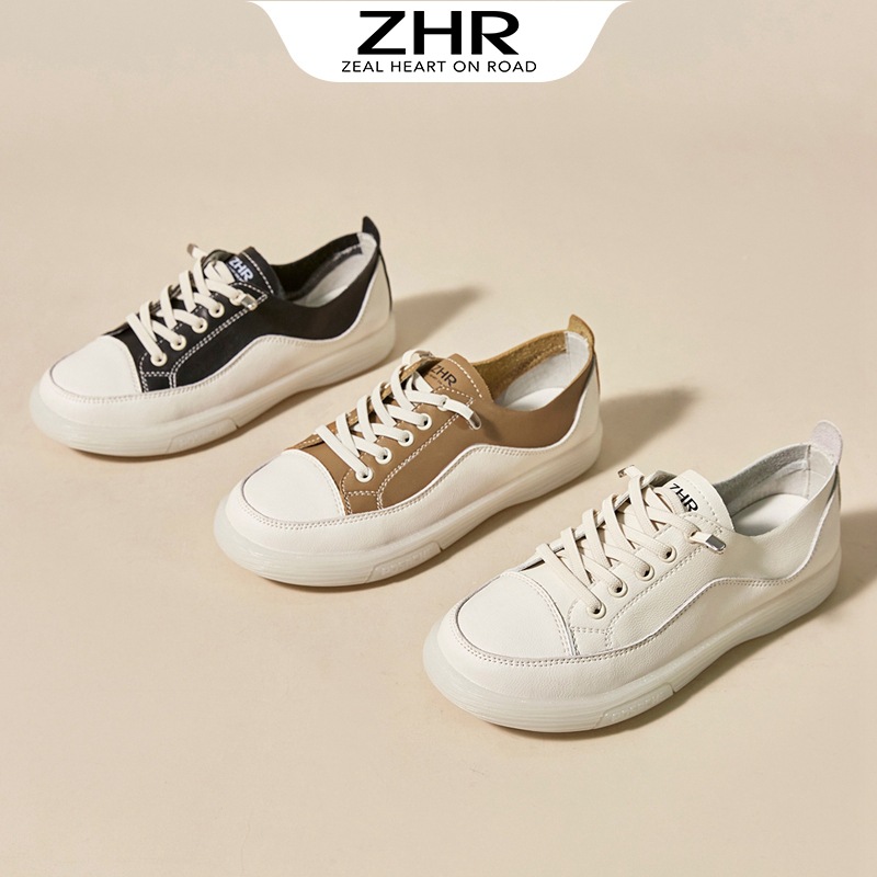 zhr圆头运动鞋百搭休闲