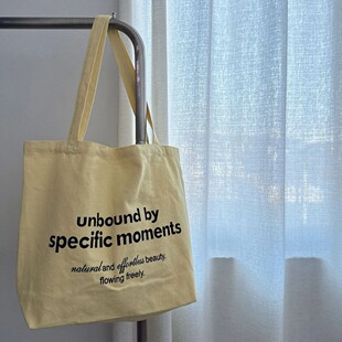【慵懒感】韩系unbound休闲时尚帆布肩包手提袋简约北欧风单肩包