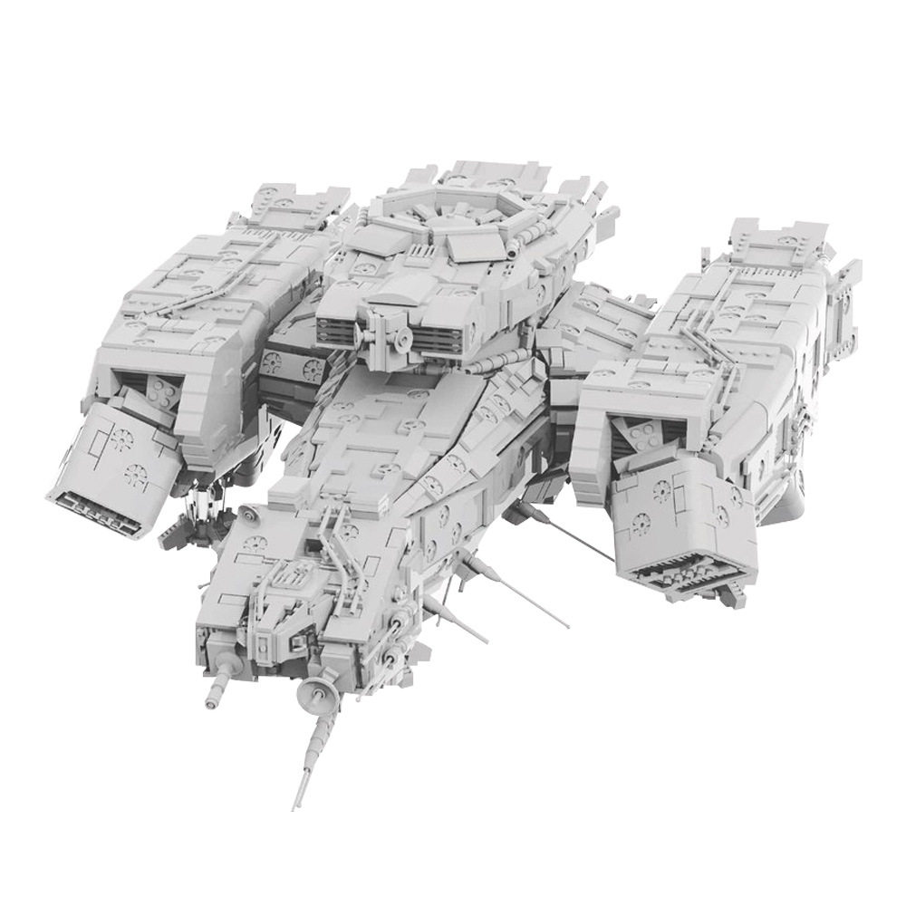 【高砖零件】异形USCSS诺斯特罗莫号飞船MOC-92753拼装积木玩具