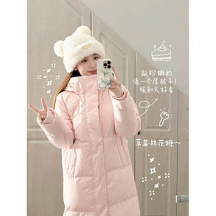 外套加厚棉袄中戏艺考学生韩系棉衣 冬季 长款 羽绒棉服女2025年新款