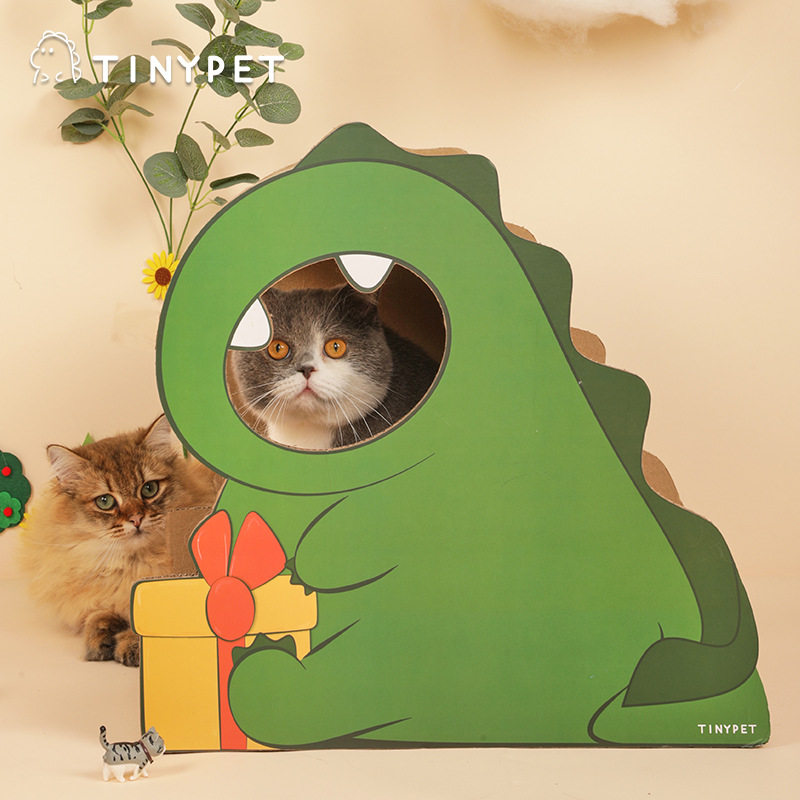 小芥瓦楞纸恐龙抓板猫爬架