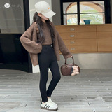 女童加绒铅笔裤2025秋冬新款中大童休闲紧身裤鲨鱼裤保暖外出长裤，童装裤子，祺儿童装