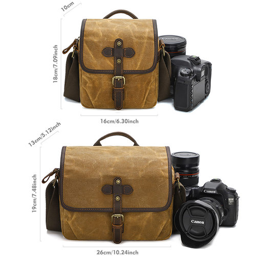 复古单肩斜跨相机包摄影包