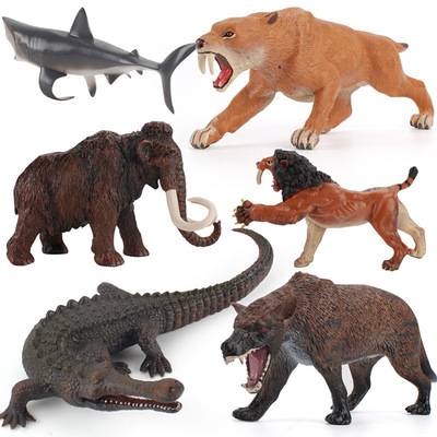 6款远古猛兽动物模型玩具