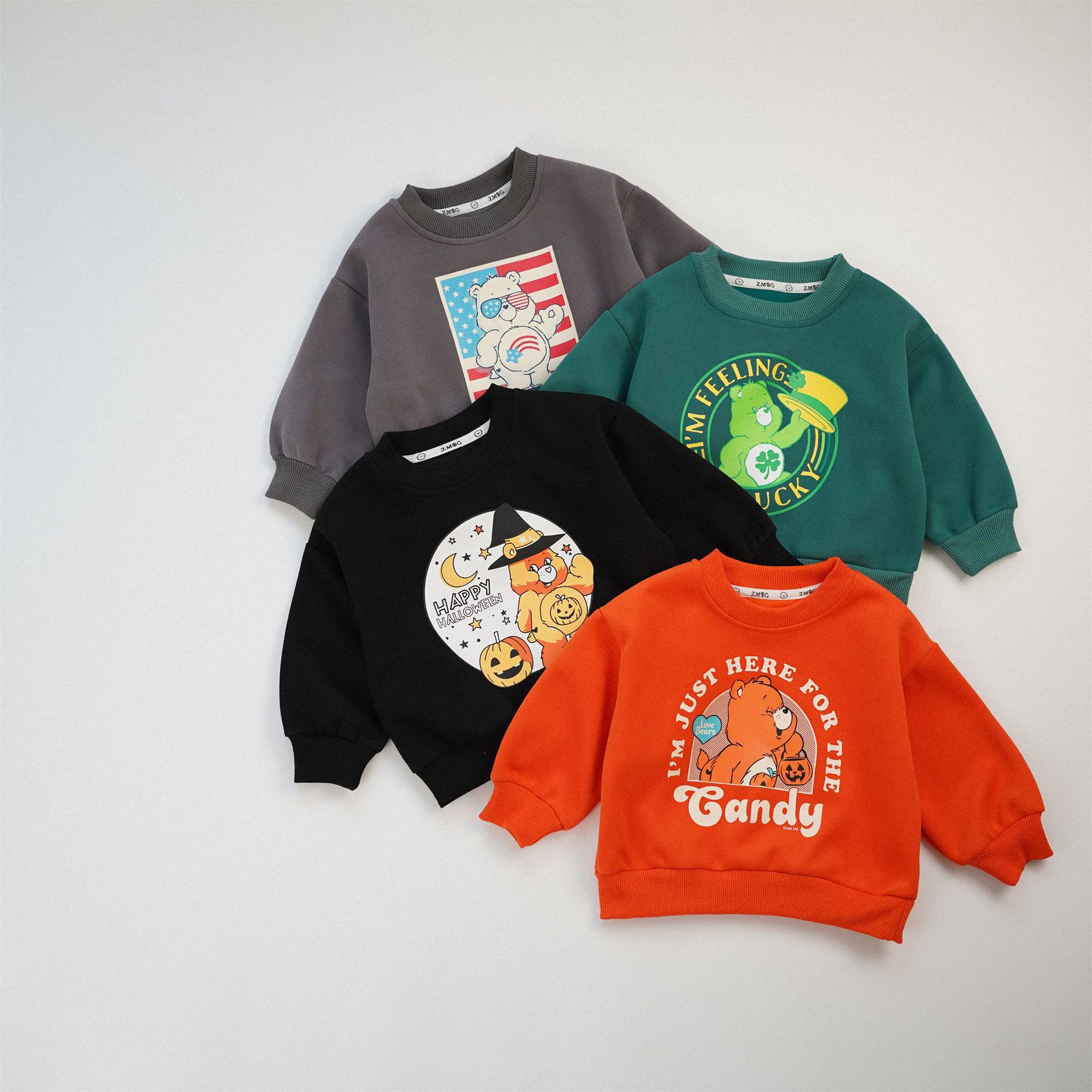 韩国小熊童装男童可爱卫衣