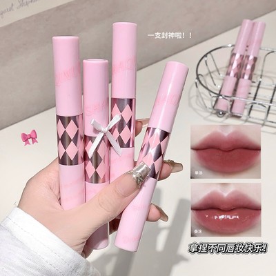 柔雾水润双头唇釉轻薄雾面哑光