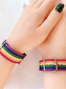 抖音彩虹手环ins少女心