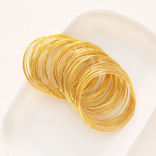 记忆钢丝圈100圈一袋diy手链串珠首饰材料手工串珠线记忆软圈