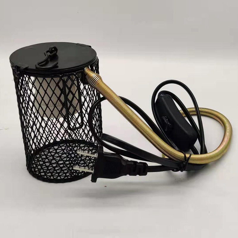 宠物鹦鹉陶瓷加热灯保暖灯蜥蜴取暖器防咬防烫套装爬虫保温灯灯罩