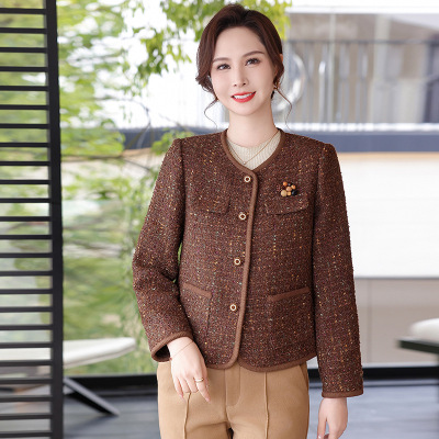 外套小香风中老年时尚