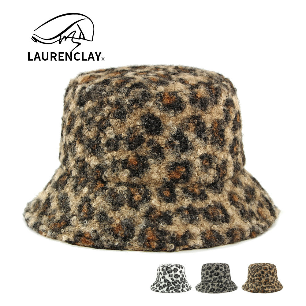 帽子秋冬女士显脸小豹纹渔夫帽韩版时尚羊羔毛绒保暖盆帽潮防晒