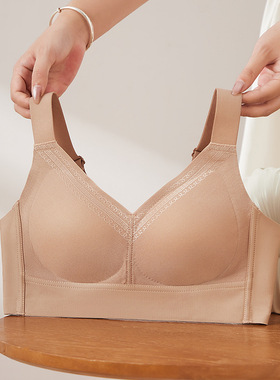 千品nai美厂货直销剪吊牌~捡漏！内衣薄无钢收副乳防下垂文胸7785