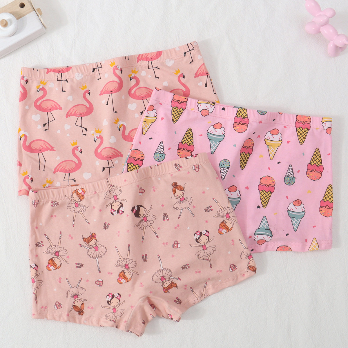 女童印花内裤纯棉平角女四角儿童小女孩纯棉短裤不夹屁屁,童装/婴儿装/亲子装,内裤,淘宝优惠券,粉丝福利购,淘宝优惠卷