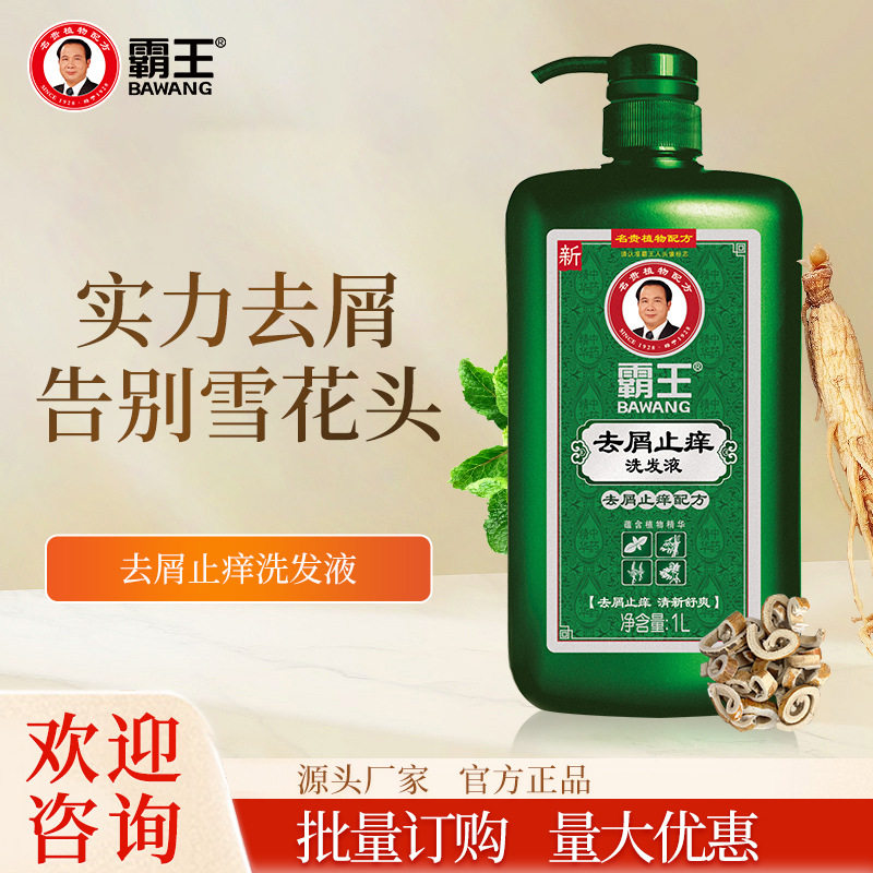 去屑止痒控油油性霸王柔顺洗发水