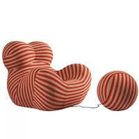 Красные и желтые полосы+красные и желтые шарики