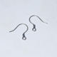 S925银耳钩配件纯银手工DIY耳勾耳饰品配饰复古做旧工艺耳环