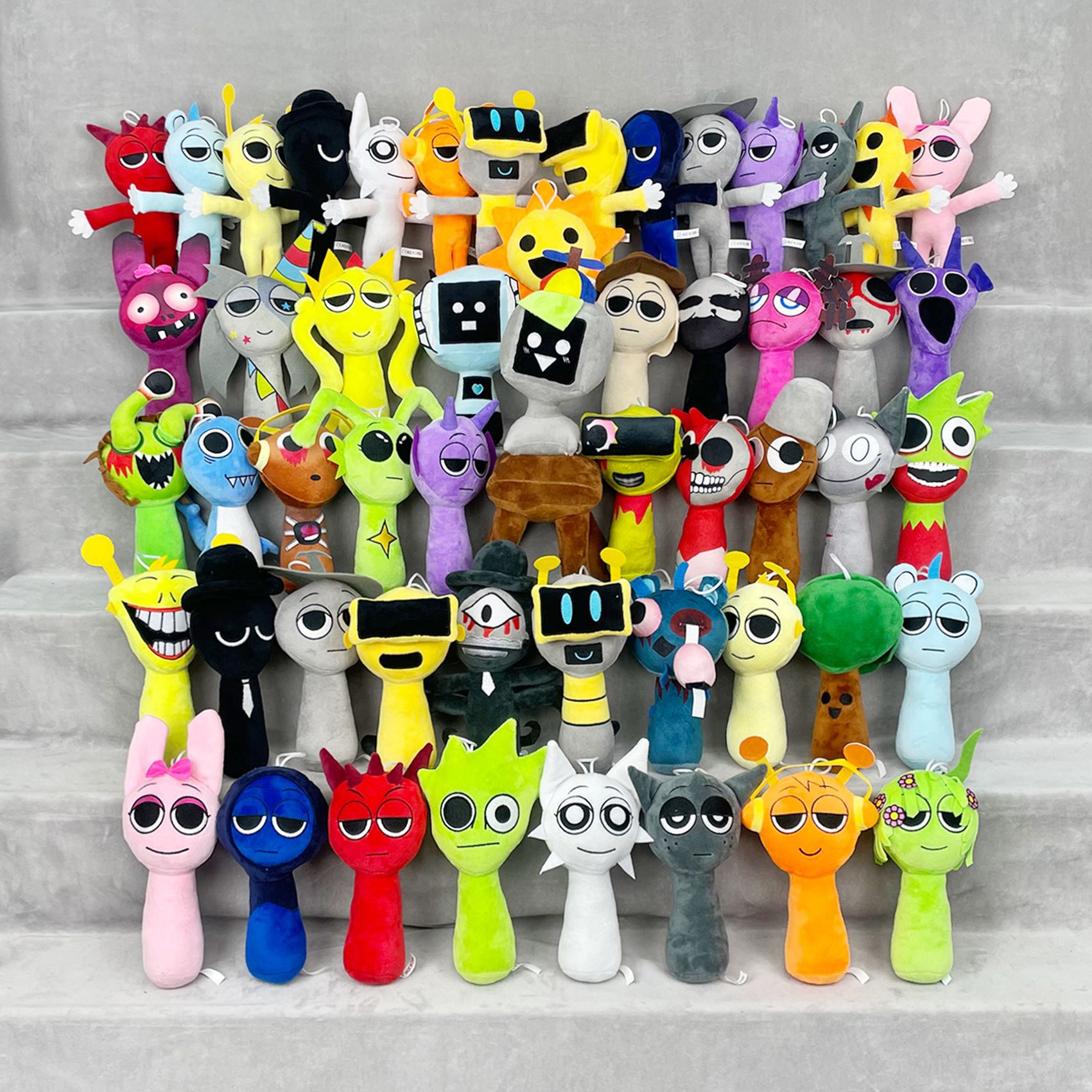 跨境 Sprunki Plush节奏盒子新款游戏周边毛绒玩具玩偶现货